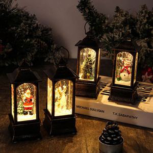 크리스마스 LED 엔틱 워터볼 조명 무드등 산타 트리 눈사람 성탄절 선물