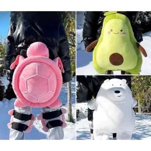 엉덩이 보호대 스노우보드 보호장비 초보자 무릎 꼬리뼈 충격방지 귀여운