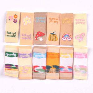 나비 무지 패턴 자수 라벨 의류 바느질 액세서리 가방 신발 태그 공예 품 사랑스러운