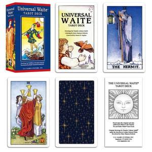 유니버설 에디션 타로 덱 보드 게임 종이 카드 풀 영어 가족 및 친구