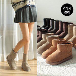 [바닐라슈][초특가] 바닐라슈 코코모 숏미들 탄력창 베이직 어그부츠(3cm)