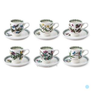 포트메리온 에스프레소 커피잔 커피 0.11L 6인조 A