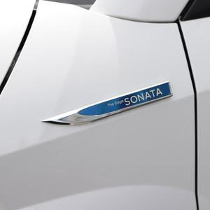 쏘나타디엣지 휀다 차량 사이드 포인트 데칼 튜닝 몰딩 익스테리어 스티커