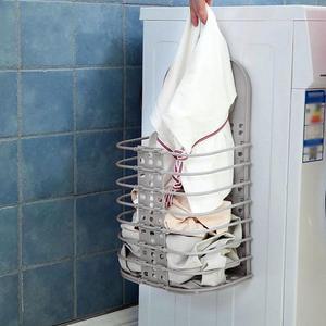 [HYIJWWIX_4B]벽걸이 욕실거치대 빨래바구니 수납바스켓