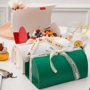 돔형 선물박스 디저트 그린 롤케이크 크리스마스 쿠키 레드 마들렌 포장 머핀