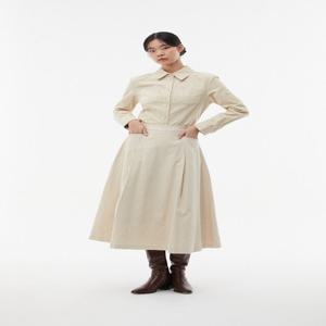 [LAP] AP4WSA66 코듀로이 사선 포켓 뒷밴딩 플레어 스커드