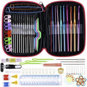 [JHQRGIK1_4B]뜨개질 바늘 코바늘세트 100P 골무 풀세트