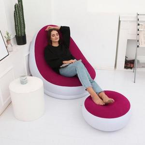 에어소파 1인용 원룸소파 레드 세트 스툴 Jdm