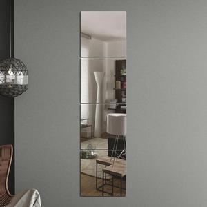 붙이는 거울 아크릴 안전 벽에 4p세트(20x20cm)