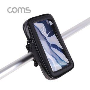 Coms 자전거 휴대폰 거치대 M 사이즈 85x150mm Black (WFFQY1F)