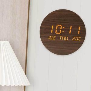 [BZJKRSQF_4B]월넛 세련된벽시계 우드벽시계 거실벽시계