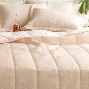 [HYIJPZF9_4B]5color 침구 누빔이불베개세트 SS 베이비핑크