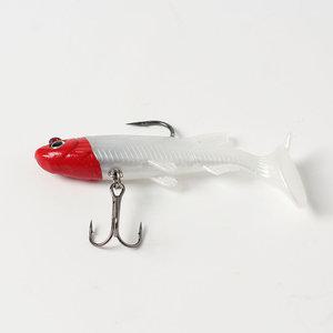 감동낚시 웨이트훅 쉐드웜 루어 지그헤드 갈치 배스낚시 레드