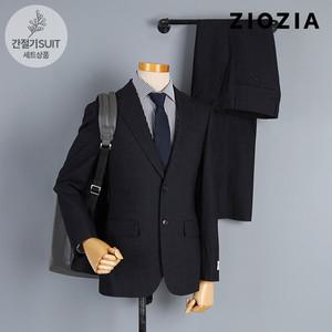 [지오지아] 솔리드 그레이 미라클 정장세트 (ABD1SB1201_ABD1SP1201_CGR)