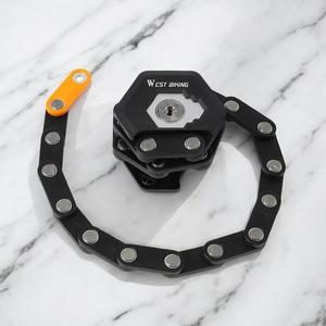 [BZJL3RHB_4C]게더릭 체인 관절락 자전거자물쇠