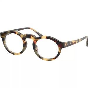 호피무늬 안경 빈티지 안경테 복고 스타일 레오파드 뿔테