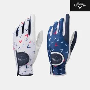 2021 캘러웨이 CG 우먼스 쉐브 듀얼 합피 골프장갑 여성용  양손장갑  2COLORS
