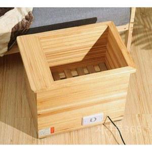 히터 3KW/220V 전기 발난로 미니히터 편백나무 발온열기 발히터 욕실난방기 원통형