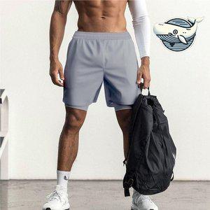 남성 스포티 하프팬츠 레깅스 러닝 복장 (WFGQDA5)