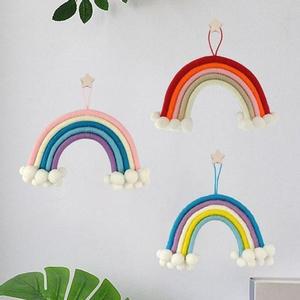 [BZJLQOI8_51AJ]무지개 아이방꾸미기 모빌 인테리어 벽 GWM