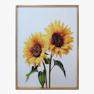 [BZJLRV1C_51AJ]행운을부르는해바라기액자 풍수지리액자