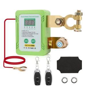 원격 배터리 업그레이드 스위치 12V 240A, LED 전압 디스플레이가 있는 차량용 킬 12V /24V, 자동차, RV, 차단 스위치, ATV, 트럭, 보트용 스위치.