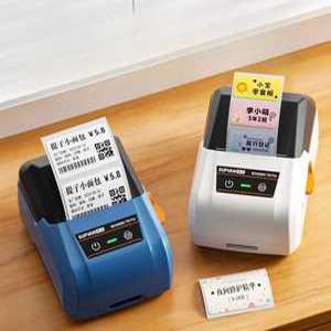 블루투스 라벨 프린터 네임 휴대용 스티커 노트 마커 작은 인덱스 열전사 기계