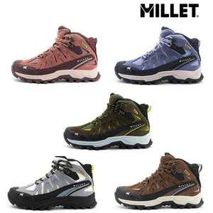 밀레 등산화 트래킹화 운동화 남 여 공용 방수 루트 업 가벼운 발편한 볼넓은 편안한