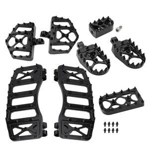 할리 투어 86-2023 로드 글라이드 스트리트 소프트테일 FL 팻보이 86-2017 다이나 12-2016용 MX 와이드 플로어보드 프론트 풋 페그 브레이크 페달 커버 시프터