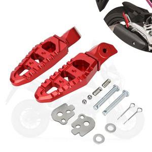 그롬 MSX125용 BAOUFF 모터사이클 리어 풋 페그, CNC 7075 알루미늄 조수석 풋페그 페달 받침대 2013-2018-레드