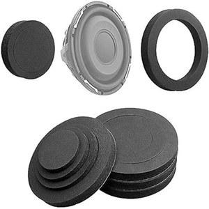 보포노 폼 스피커 인핸서 4 PCS 패스트 링 방음 스펀지 배플 6인치 및 6.5인치 스피커용 키트