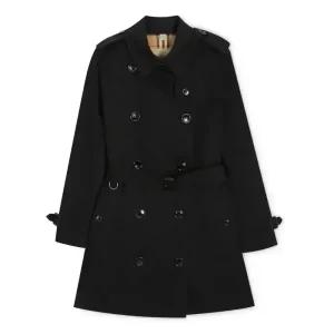 버버리 여성 숏 케징턴 헤리티지 블랙 트렌치코트 8079415