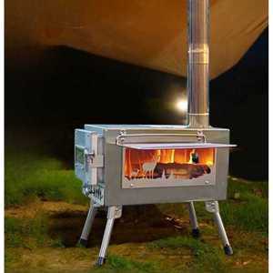 난로 화목 장작 유니 캠핑 접이식 야외 가정용