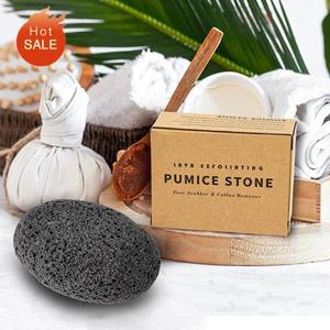 각질 제거제 발용 경석 용암 스톤, 죽은 피부 옥수수 굳은살 페디큐어 도구, 선물 상자 포함, 핫 세일
