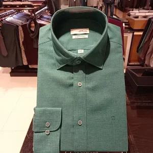 [대구백화점] [듀퐁셔츠]린넨 혼방 소재를 사용한 슬림핏 셔츠(SE5SM22LS757SGE)