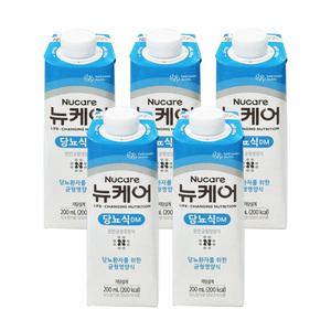 뉴케어 당뇨식DM 200ml x 5개 간편 식사대용 유동식 드링크 선물 H