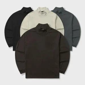 남자반폴라니트 겨울 목폴라 캐시미어 정장 오버핏 터