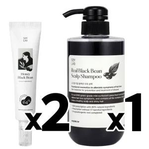 앰플2 + 샴푸1 [소이랩] 소이랩 허니블랙빈 두피앰플2 + 탈모샴푸1