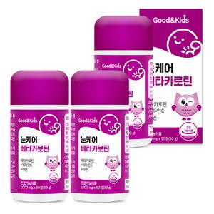 내츄럴플러스 굿앤키즈 눈케어 베타카로틴 90정 X 3개