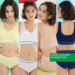 [25SS] 베네통 퓨징심리스 컴포트 런닝형 브라팬티 4세트 (8종)
