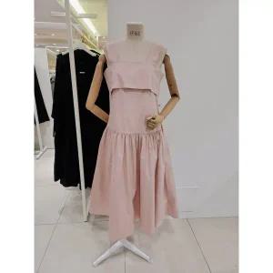 갤러리아 [이프네]스퀘어넥 셔링 민소매 롱원피스(DP3WOP01)