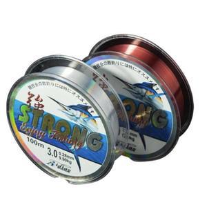 100m 일본 Materia Fluorocarbon 낚시 라인 리더 와이어 코드 겨울 로프