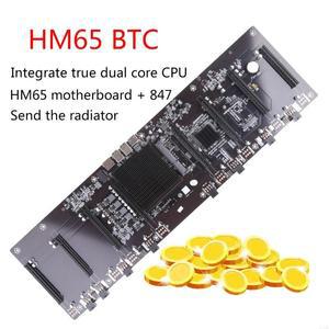 Y3NC HM65 8 카드 슬롯 메인보드 BTC 피크 메모리 용량고체 커패시터 8G 1600노트북 s