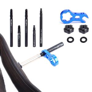 자전거 내부 튜브 밸브 익스텐더 익스텐션 코어 렌치 알루미늄 포함 RA108 통합 탈착식 45mm 80mm 1 세트