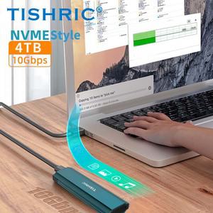 TISHRIC 10Gbps 5Gbps NGFF/NVME/NGFFNVME SSD M2 외장형 하드 드라이브 인클로저 USB- C M.2 하드디스크