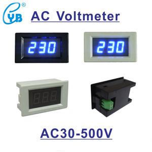 호환 AC 전압계 LED 디지털 AC100V 110V 120V 240V 380V 전압 측정기 D85