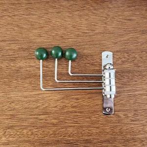 [셀러허브 패션][JHQRMFFP_4B]우드행거 벽 예쁜옷걸이 고정 3구 그린