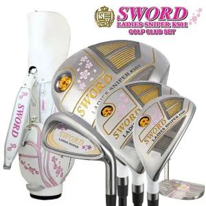 카타나 골프 스워드 레이디스 스나이퍼 KS01 클럽 세트 10개 풀세트 캐디백포