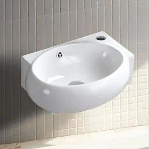 [셀러허브 패션][JHQRMHK3_4B]소형 세면대 원룸 미니 간이 세면기 원형