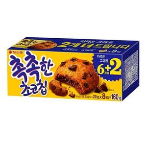 오리온 촉촉한 초코칩 160gx10개.